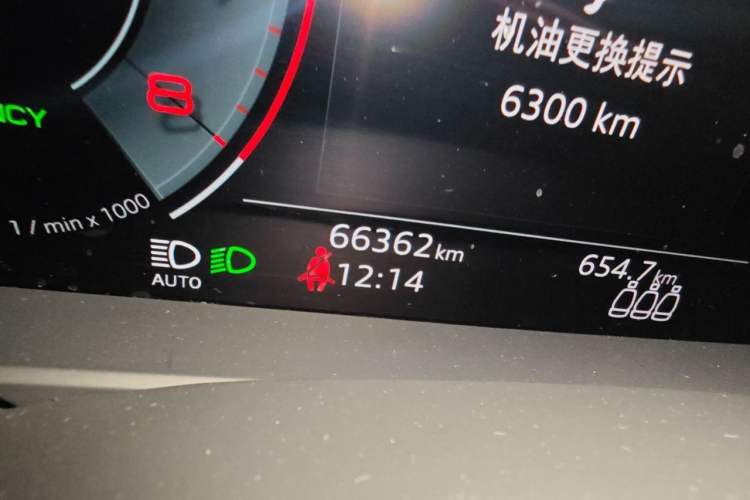Used Audi A6L 2021 45 TFSI quattro Prestige Dynamic Edition Odometer Close Up