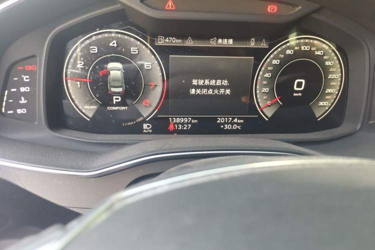 Used Audi A6L 2021 45 TFSI Prestige Elegant Edition Odometer Close Up