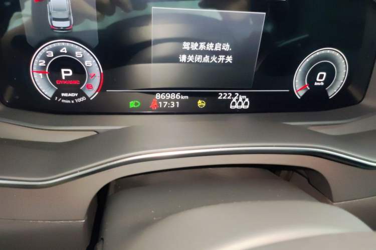 Used Audi A6L 2021 45 TFSI Prestige Dynamic Edition Odometer Close Up