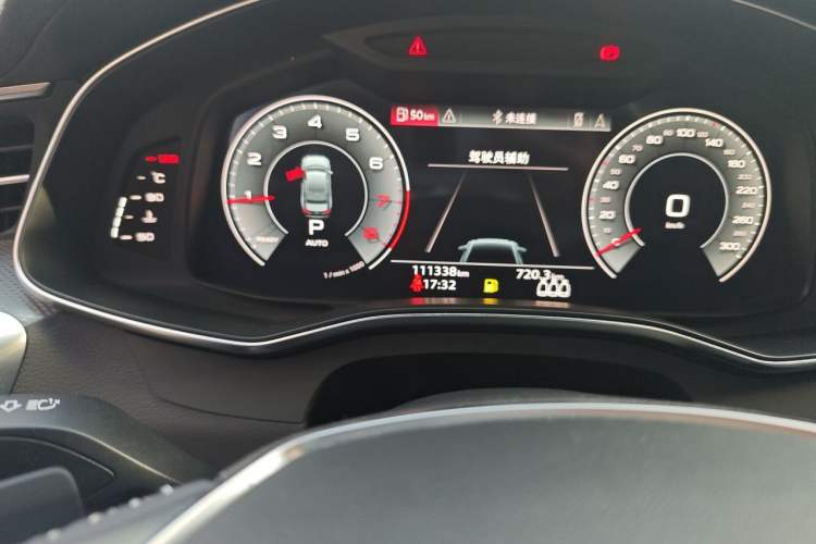 Used Audi A6L 2021 45 TFSI Enjoy Life Edition Odometer Close Up