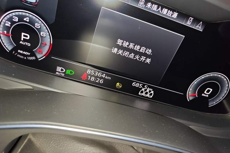 Used Audi A6L 2021 45 TFSI Prestige Dynamic Edition Odometer Close Up