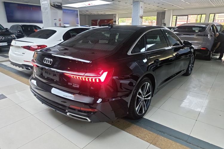 Used Audi A6L 2021 40 TFSI Luxury Dynamic Edition Rear Right 45 Deg