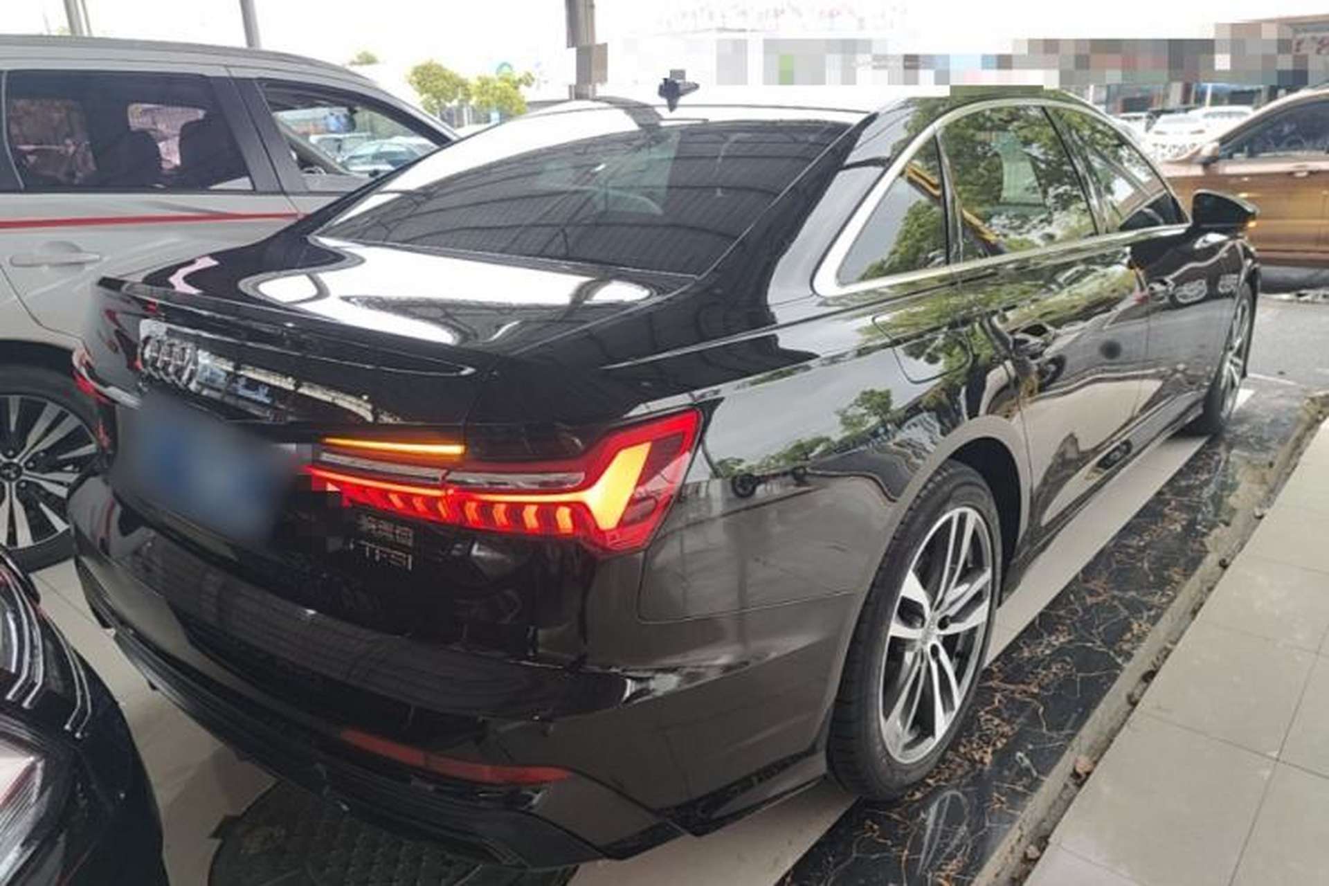 Used Audi A6L 2021 40 TFSI Luxury Dynamic Edition Rear Right 45 Deg