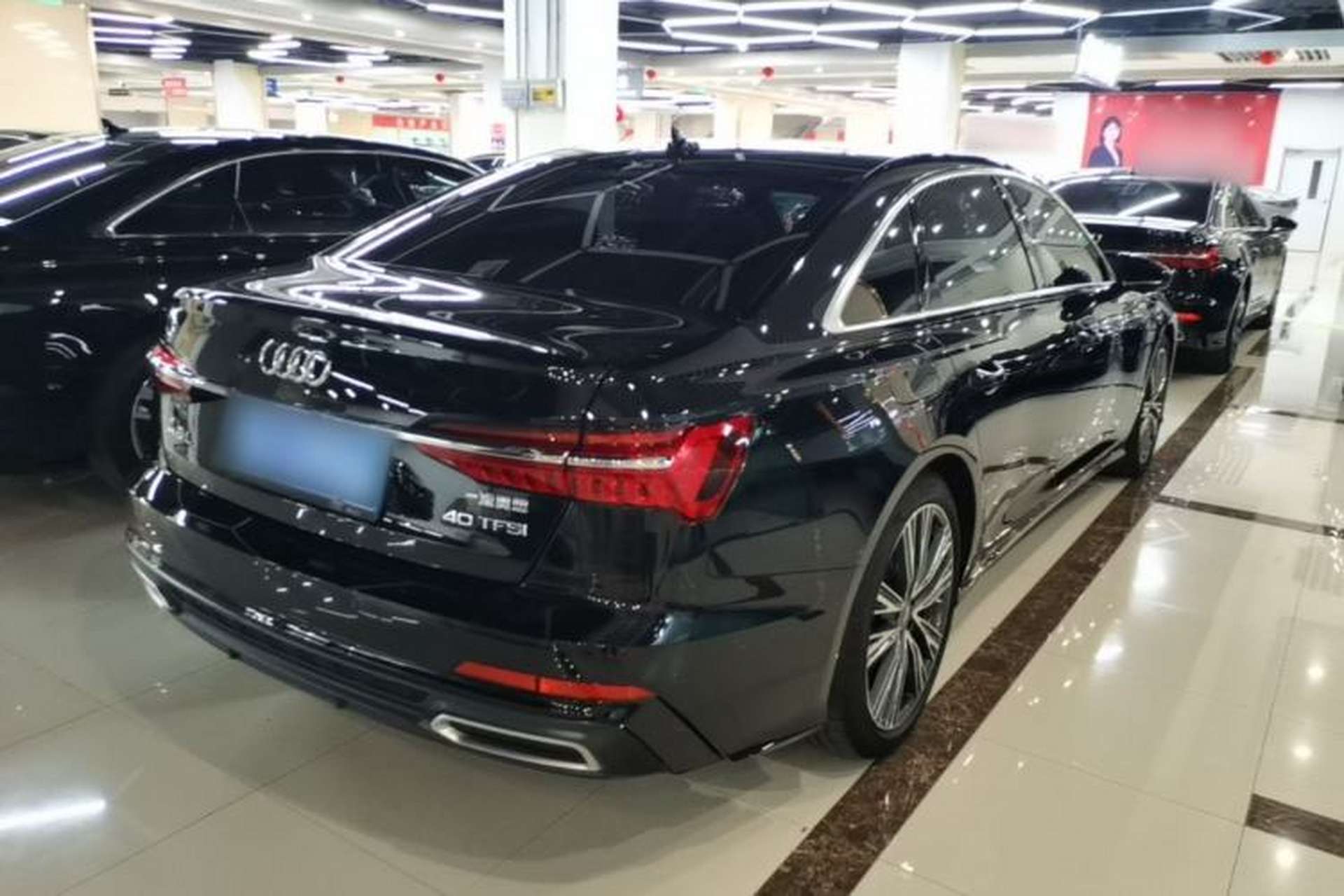 Used Audi A6L 2021 40 TFSI Luxury Dynamic Edition Rear Right 45 Deg