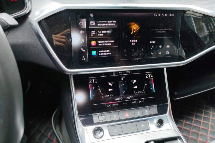 Used Audi A6L 2021 40 TFSI Luxury Dynamic Edition Audio And AC Panel