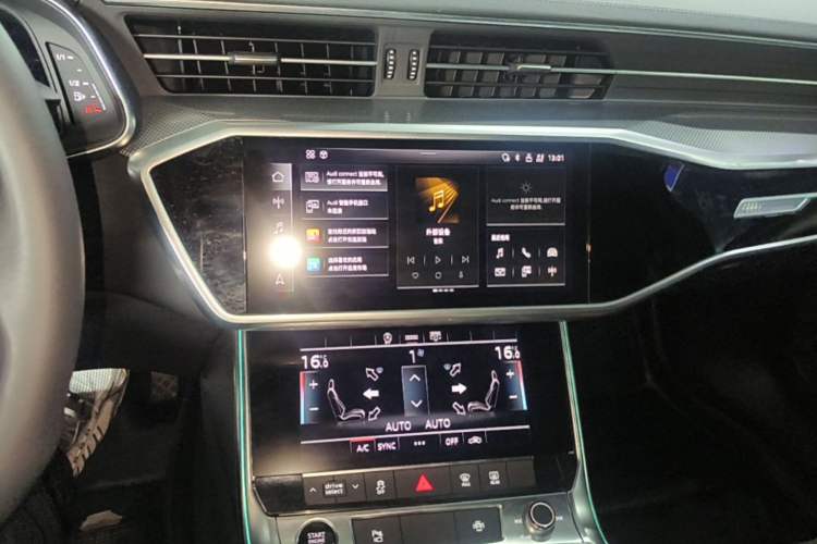 Used Audi A6L 2021 40 TFSI Luxury Dynamic Edition Audio And AC Panel