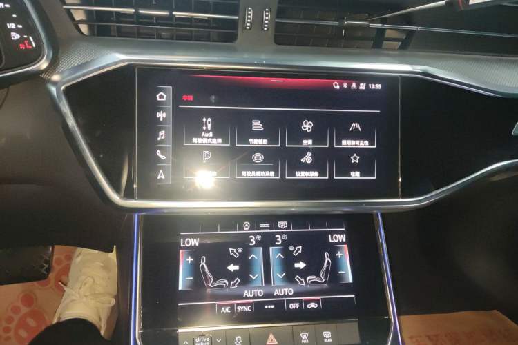 Used Audi A6L 2021 45 TFSI Prestige Dynamic Edition Audio And AC Panel
