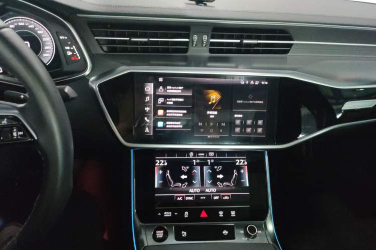 Used Audi A6L 2021 45 TFSI Prestige Dynamic Edition Audio And AC Panel