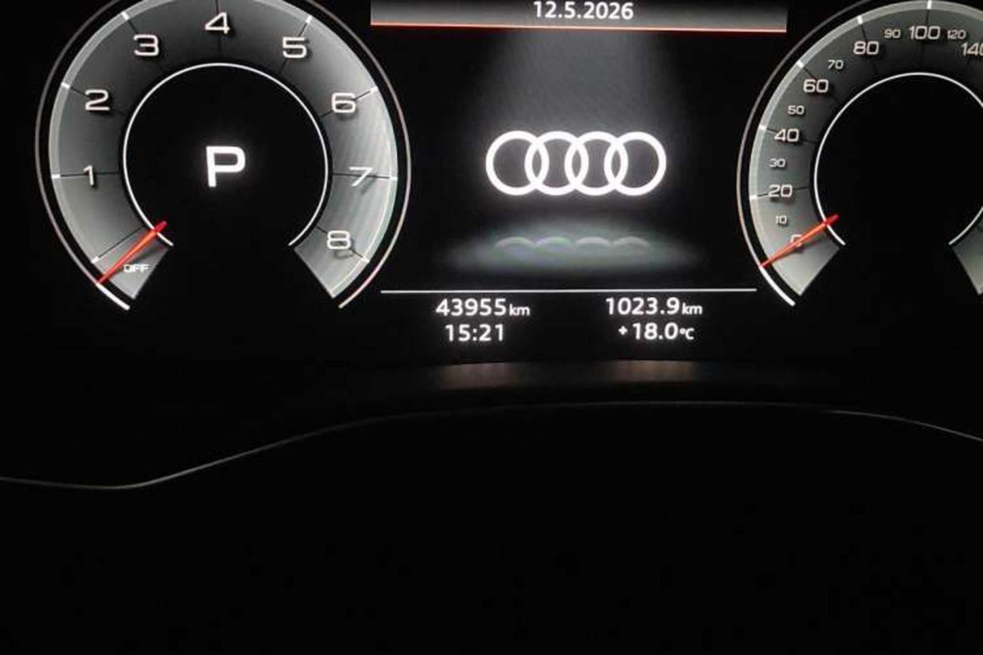 Used Audi A6L 2021 45 TFSI Enjoy Life Edition Odometer Close Up
