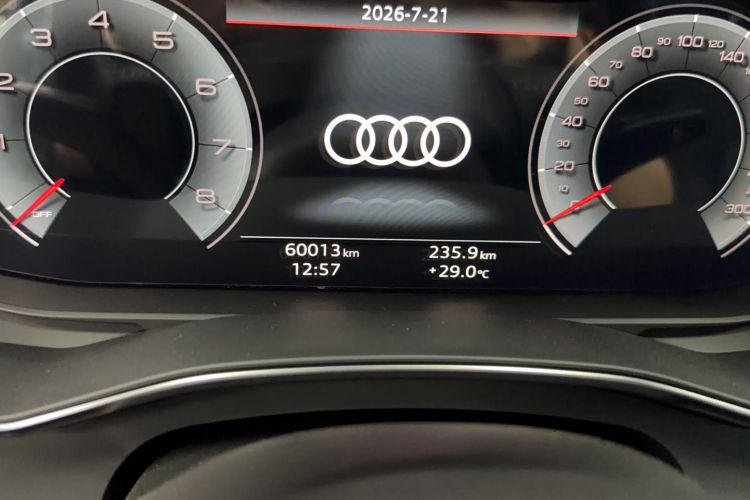 Used Audi A6L 2021 45 TFSI quattro Prestige Dynamic Edition Odometer Close Up