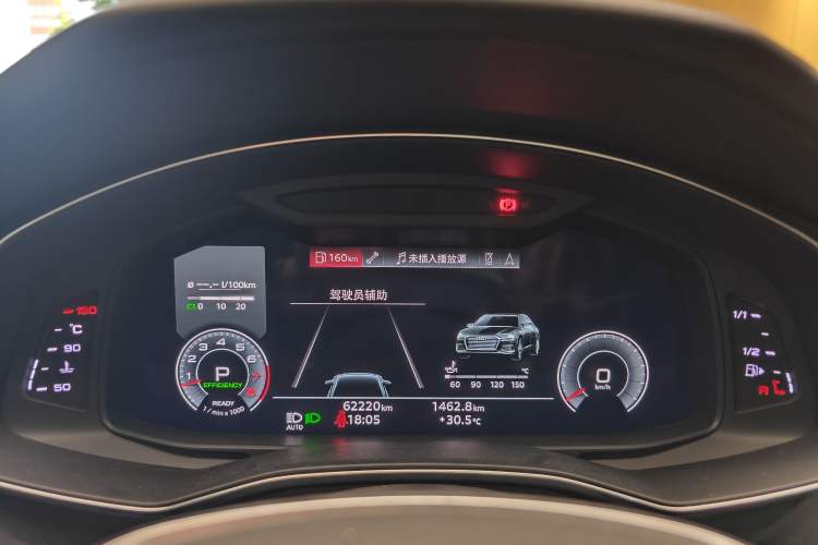 Used Audi A6L 2021 55 TFSI quattro Prestige Dynamic Edition Odometer Close Up