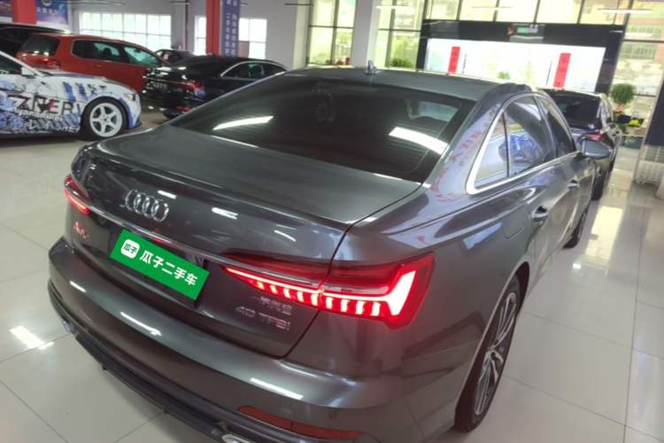Used Audi A6L 2021 40 TFSI Luxury Dynamic Edition Rear Right 45 Deg