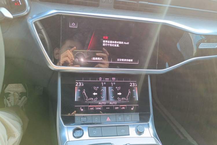 Used Audi A6L 2021 45 TFSI quattro Prestige Dynamic Edition Audio And AC Panel