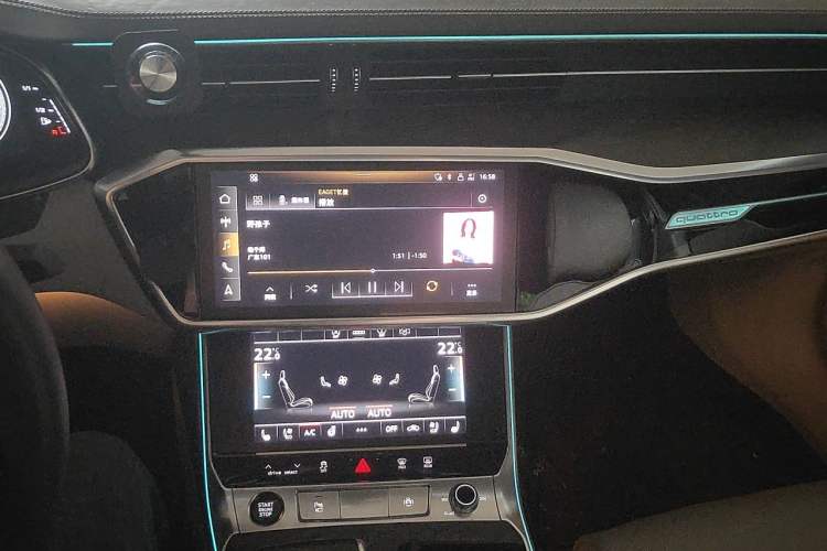 Used Audi A6L 2021 55 TFSI quattro Prestige Edition Audio And AC Panel