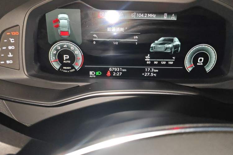 Used Audi A6L 2021 55 TFSI quattro Prestige Dynamic Edition Odometer Close Up