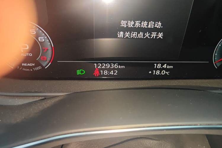 Used Audi A6L 2021 45 TFSI Prestige Dynamic Edition Odometer Close Up