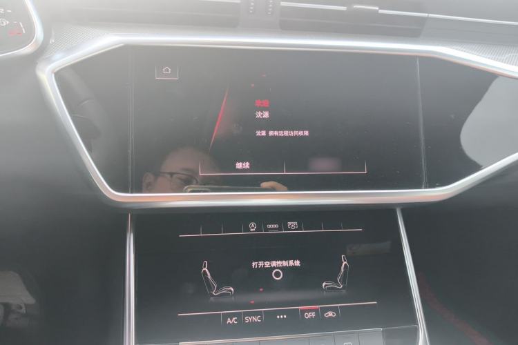 Used Audi A6L 2021 40 TFSI Luxury Dynamic Edition Audio And AC Panel