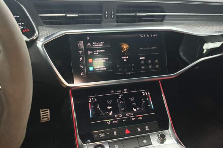 Used Audi A6L 2021 40 TFSI Luxury Dynamic Edition Audio And AC Panel