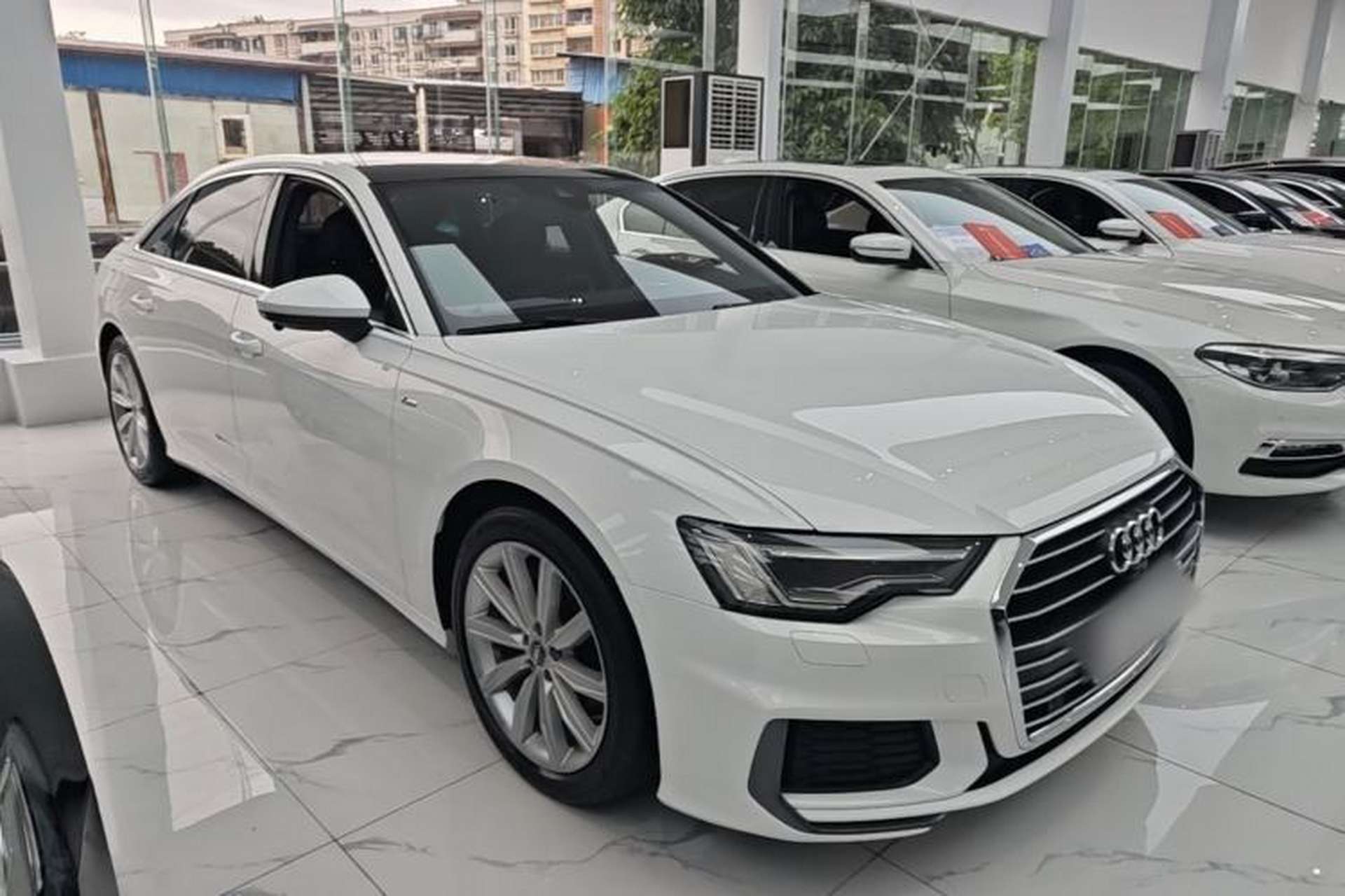 Used Audi A6L 2021 45 TFSI Prestige Dynamic Edition Front Right 45 Deg