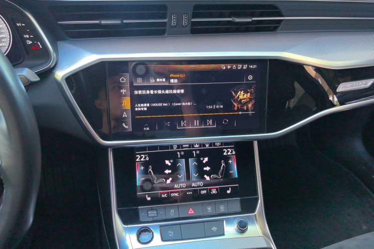 Used Audi A6L 2022 55 TFSI quattro Flagship Dynamic Model Audio And AC Panel