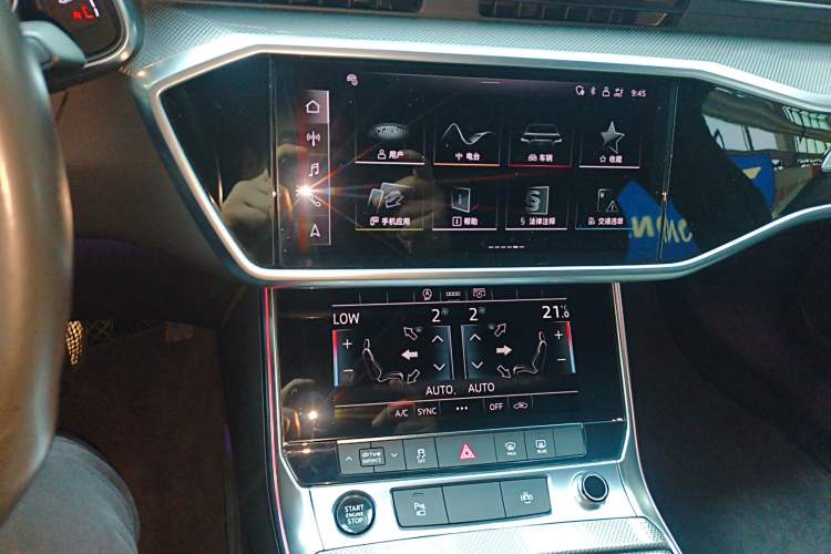 Used Audi A6L 2022 45 TFSI Prestige Dynamic Edition Audio And AC Panel
