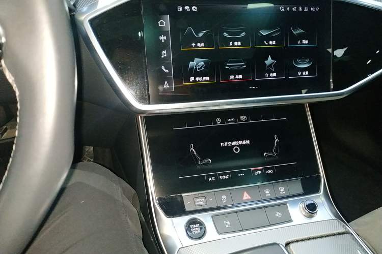 Used Audi A6L 2022 40 TFSI Luxury Dynamic Model Audio And AC Panel