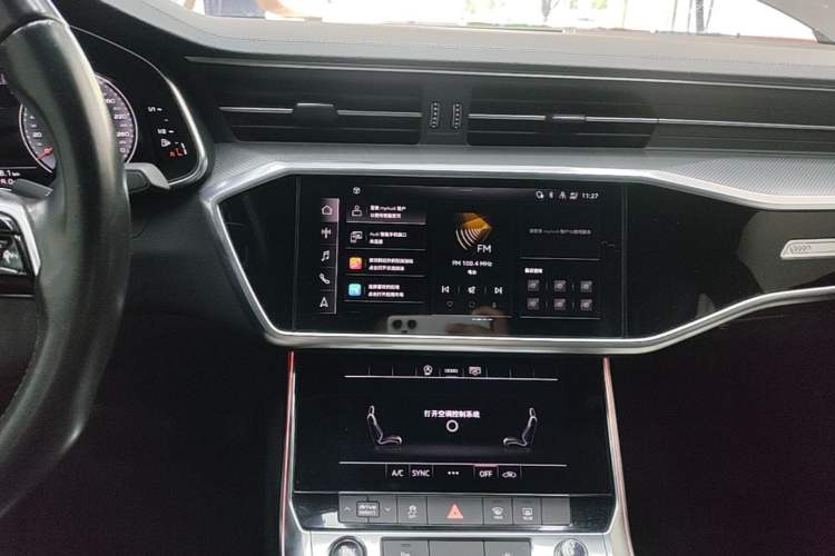 Used Audi A6L 2022 45 TFSI Prestige Dynamic Edition Audio And AC Panel