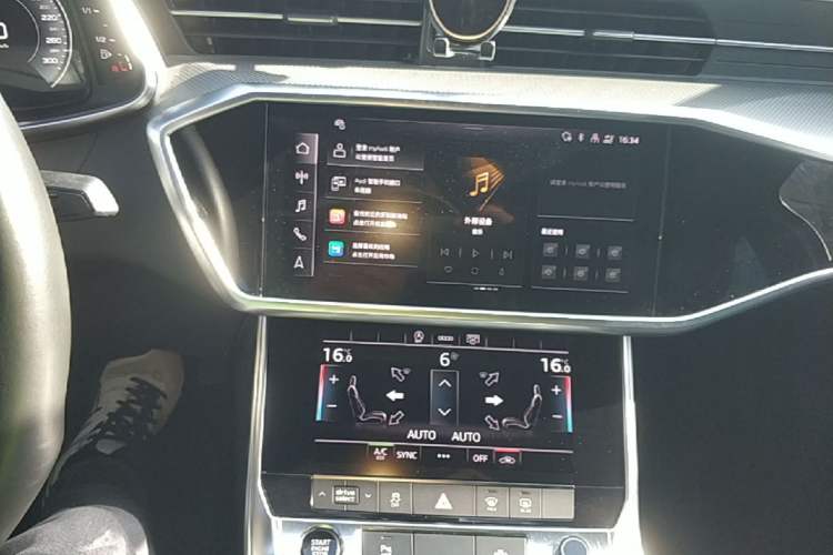 Used Audi A6L 2022 40 TFSI Luxury Dynamic Model Audio And AC Panel