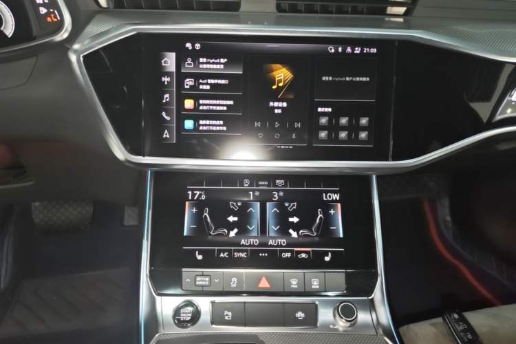 Used Audi A6L 2022 45 TFSI quattro Prestige Dynamic Edition Audio And AC Panel