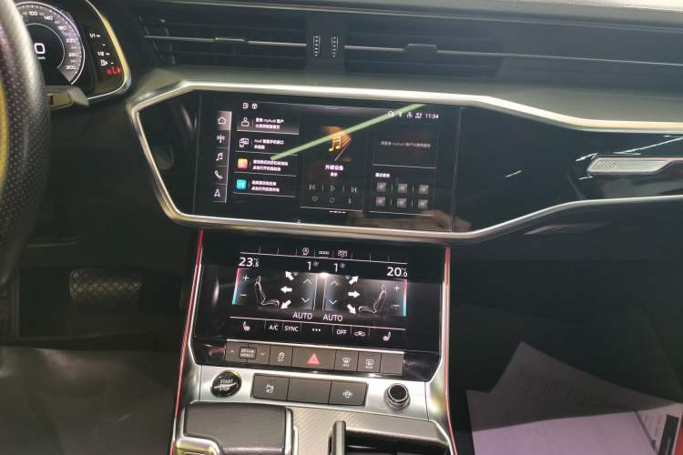 Used Audi A6L 2022 45 TFSI Prestige Elegant Edition Audio And AC Panel