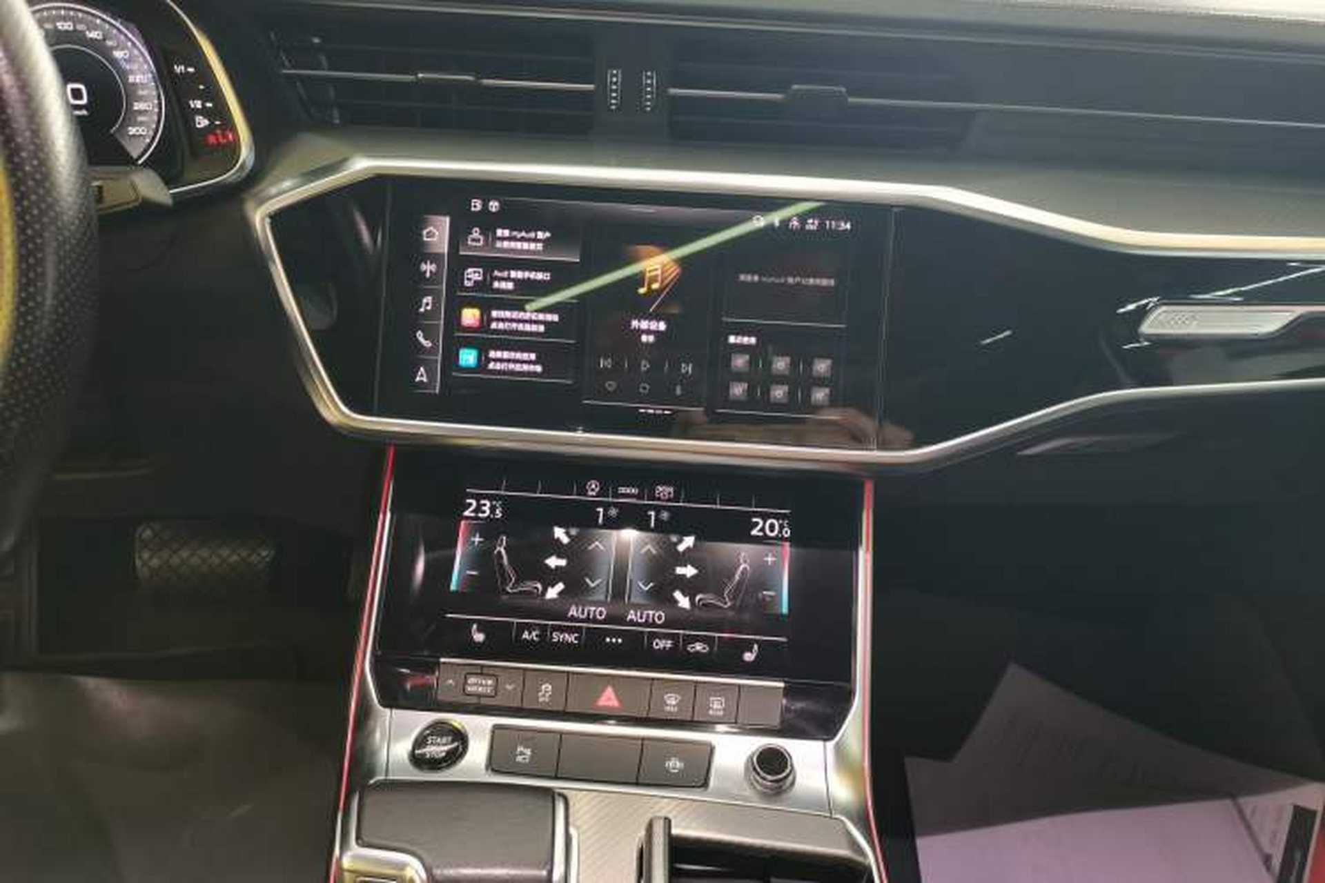 Used Audi A6L 2022 45 TFSI Prestige Elegant Edition Audio And AC Panel