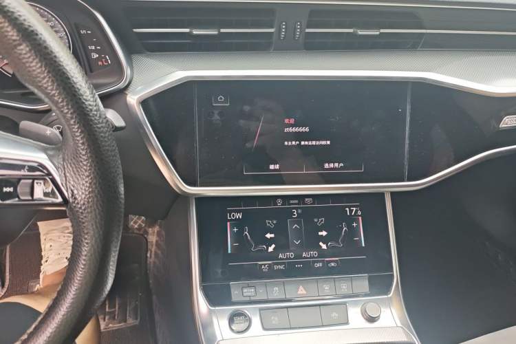 Used Audi A6L 2022 40 TFSI Luxury Dynamic Model Audio And AC Panel