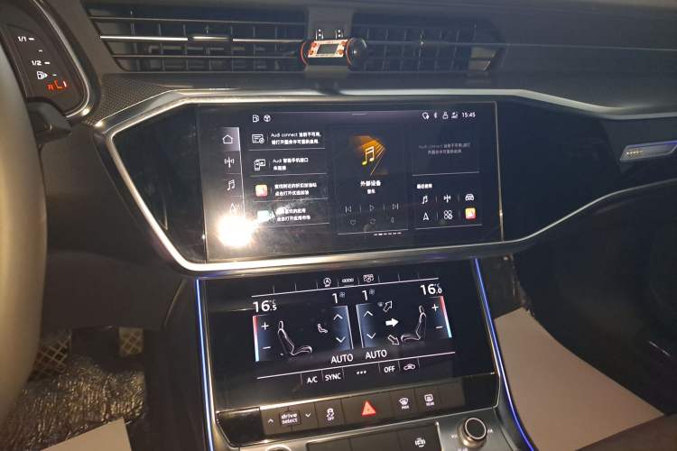 Used Audi A6L 2022 45 TFSI Prestige Dynamic Edition Audio And AC Panel