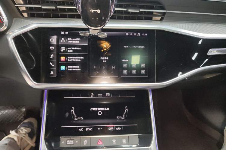 Used Audi A6L 2022 45 TFSI Prestige Dynamic Edition Audio And AC Panel