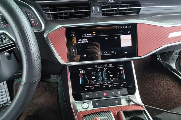 Used Audi A6L 2022 55 TFSI quattro Prestige Dynamic Edition Audio And AC Panel