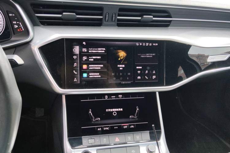 Used Audi A6L 2022 40 TFSI Luxury Dynamic Model Audio And AC Panel