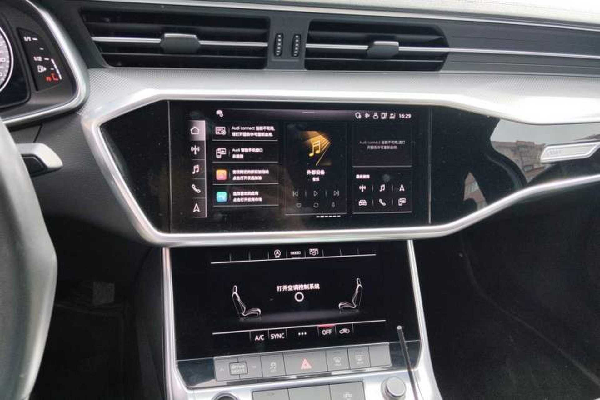 Used Audi A6L 2022 40 TFSI Luxury Dynamic Model Audio And AC Panel