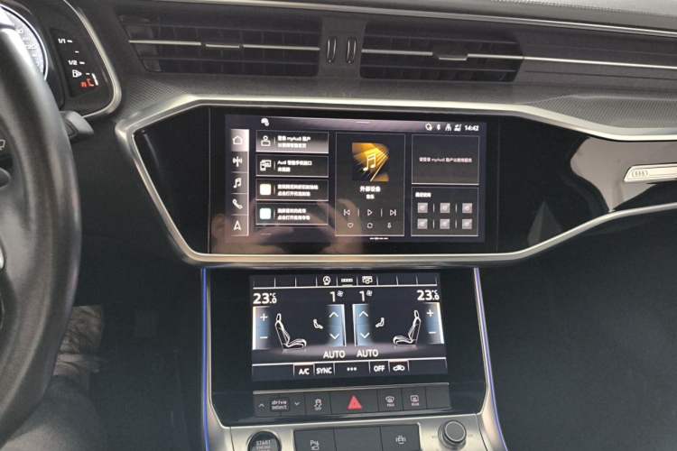 Used Audi A6L 2022 45 TFSI Prestige Dynamic Edition Audio And AC Panel