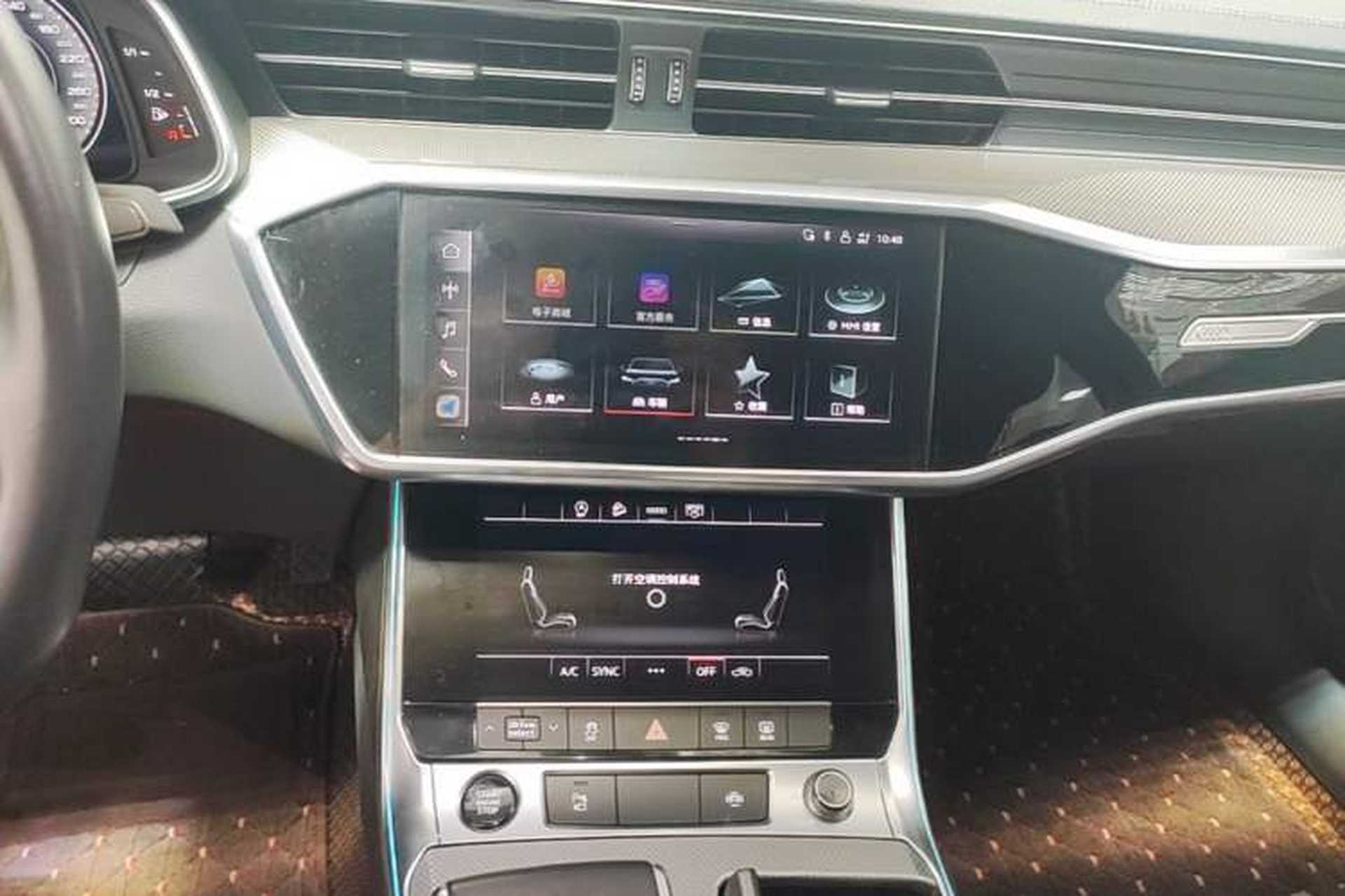 Used Audi A6L 2022 45 TFSI Prestige Dynamic Edition Audio And AC Panel