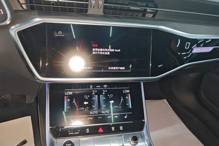 Used Audi A6L 2022 45 TFSI quattro Prestige Elegant Edition Audio And AC Panel