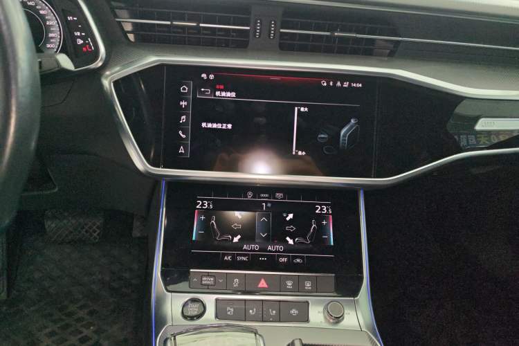 Used Audi A6L 2022 40 TFSI Luxury Dynamic Model Audio And AC Panel