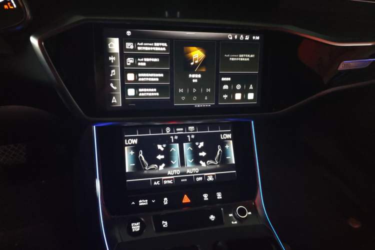 Used Audi A6L 2022 45 TFSI Prestige Dynamic Edition Audio And AC Panel