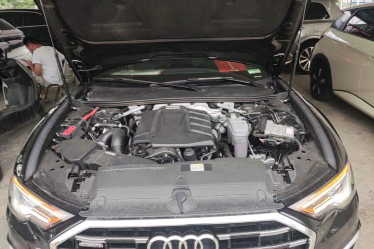 Used Audi A6L 2022 45 TFSI quattro Prestige Dynamic Edition Engine Bay