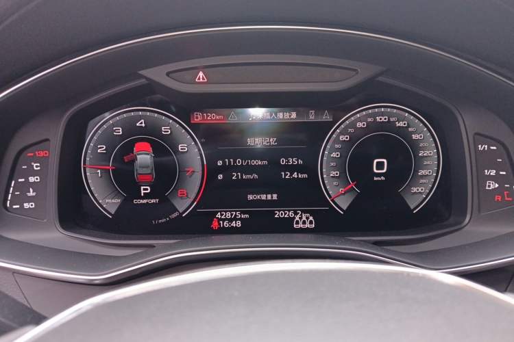 Used Audi A6L 2022 40 TFSI Luxury Dynamic Model Instrument Cluster