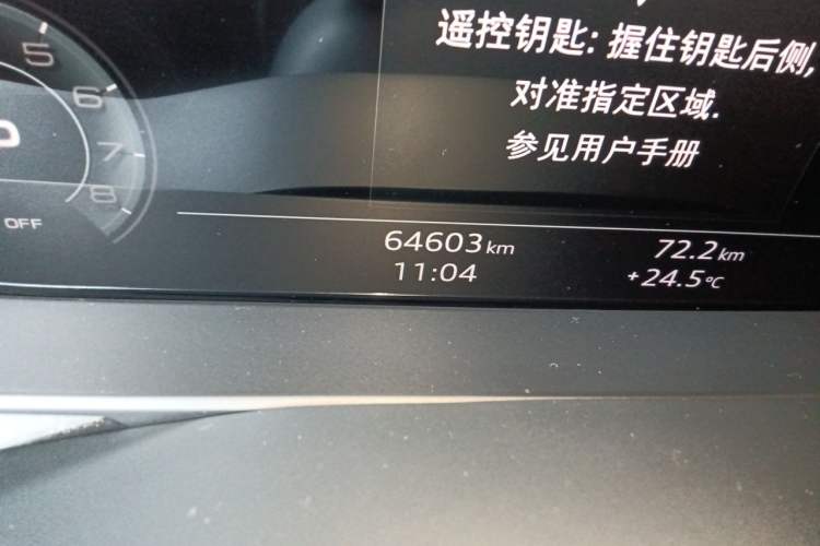 Used Audi A6L 2022 45 TFSI quattro Prestige Dynamic Edition Odometer Close Up