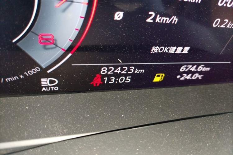 Used Audi A6L 2022 55 TFSI quattro Prestige Elegant Edition Odometer Close Up