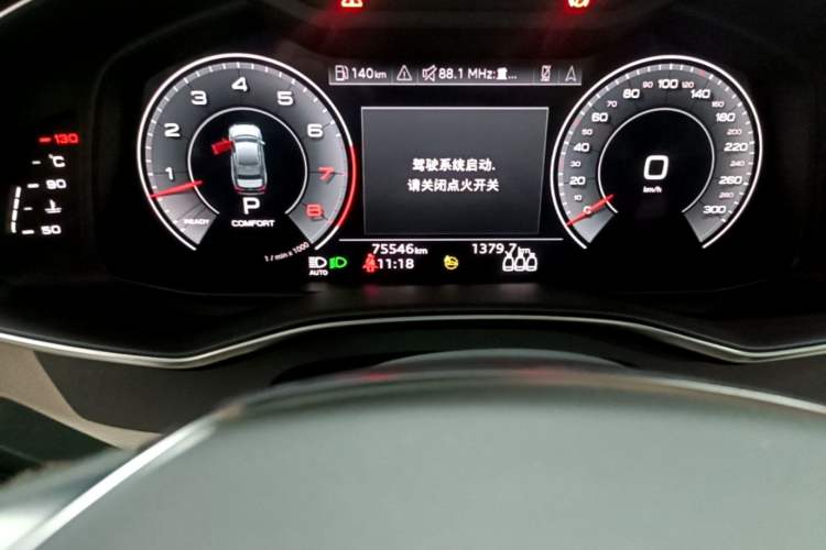 Used Audi A6L 2022 55 TFSI quattro Prestige Elegant Edition Odometer Close Up