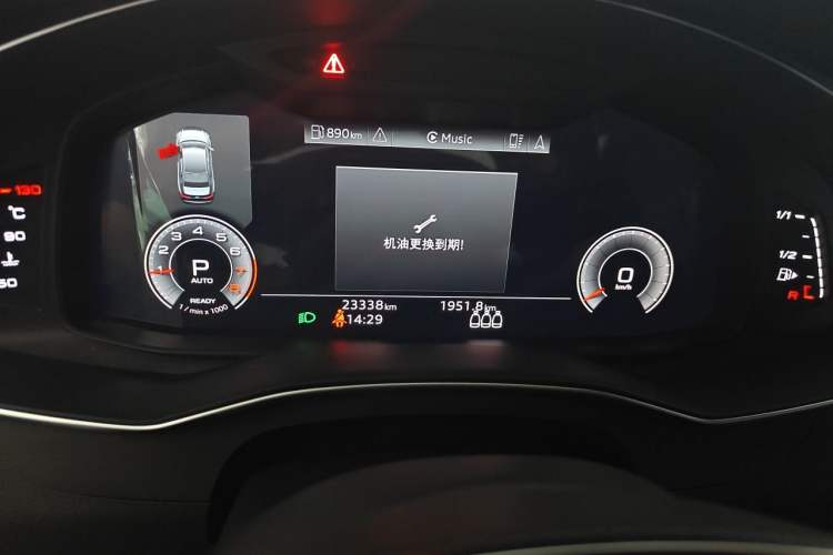 Used Audi A6L 2022 55 TFSI quattro Prestige Dynamic Edition Odometer Close Up