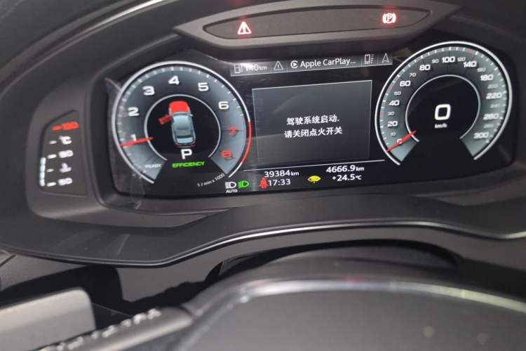 Used Audi A6L 2022 45 TFSI quattro Prestige Dynamic Edition Odometer Close Up