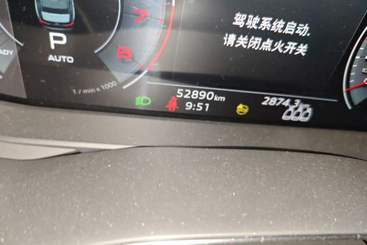 Used Audi A6L 2022 45 TFSI Prestige Dynamic Edition Odometer Close Up